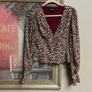 Yumi Kim Floral Blouse - Red and White